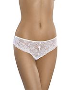 Beautiful thong, high quality cotton, floral lace, keyhole